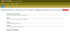 Desktop Screenshot of nigeriachristian.com